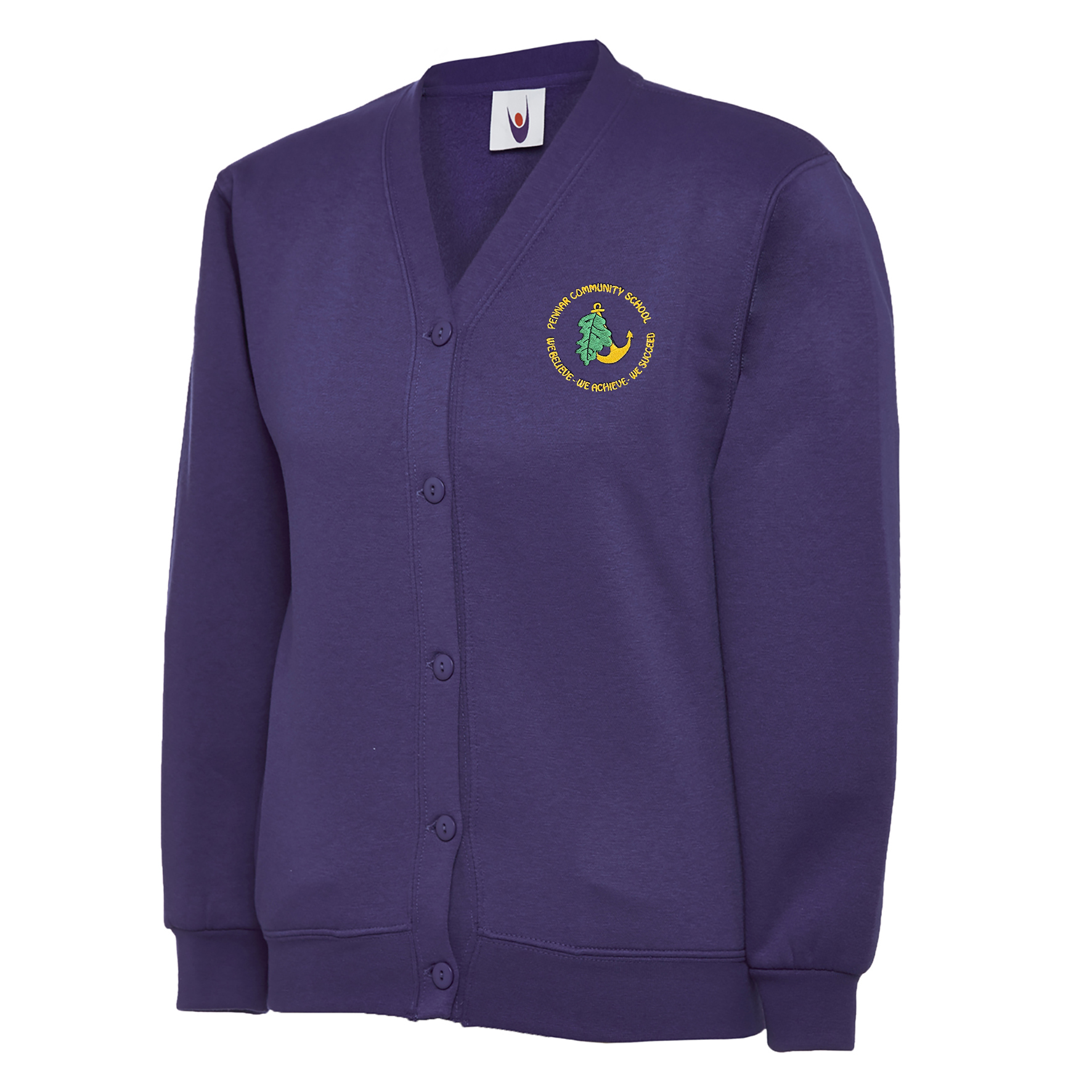 Pennar Community School Cardigan - Tees R Us Embroidery and Print